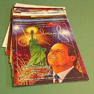 Patriotic Coffee Table Magazine with Statue of Liberty Cover Jan- Dec 2000